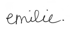 emilie sign.
